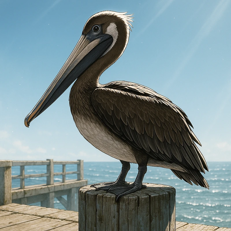 ペリカン(鳥)のAIイラスト|プロンプト紹介