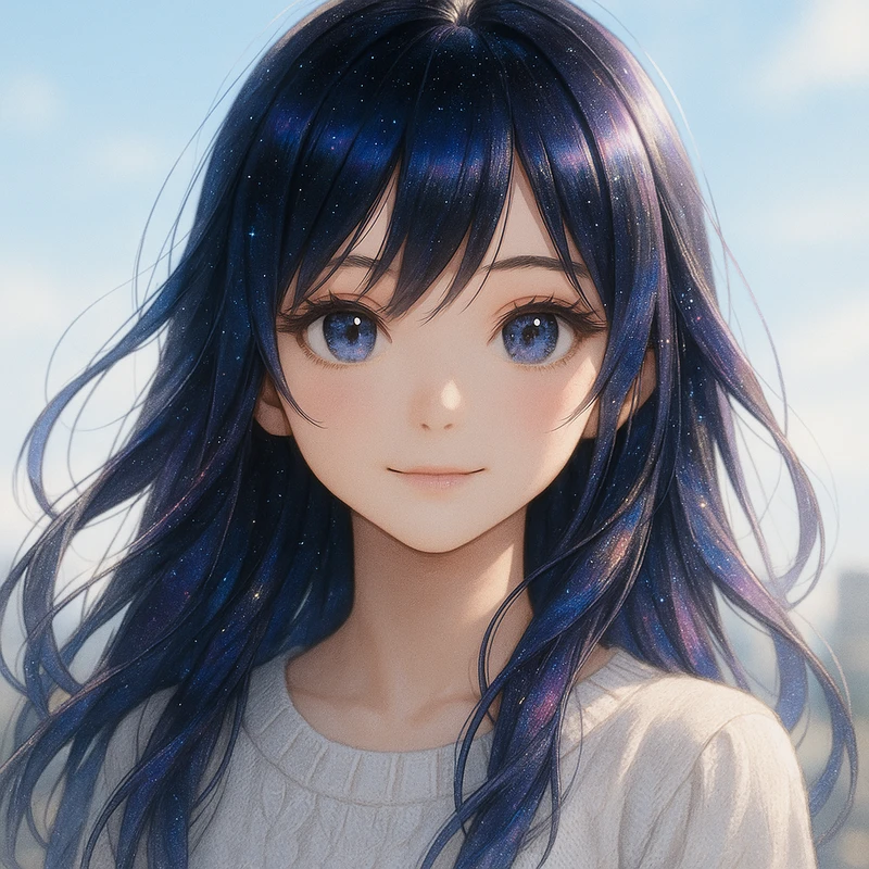 ギャラクシー髪|髪色のプロンプト紹介