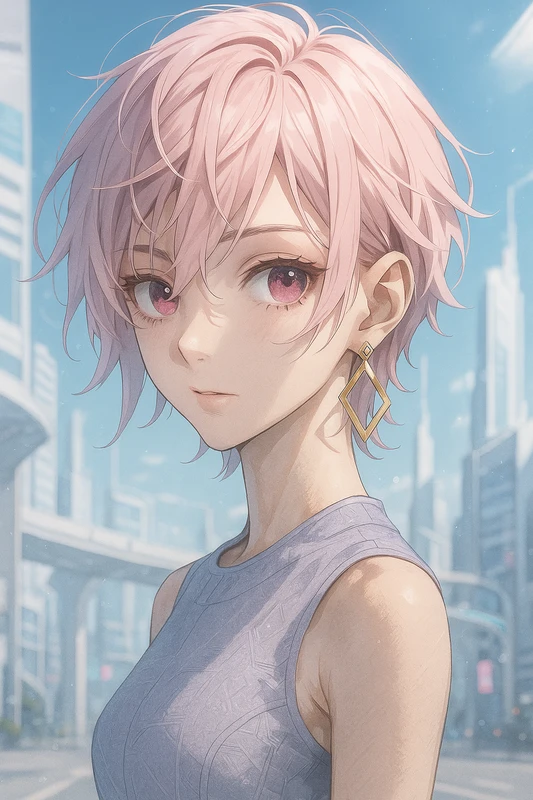 ChatGPT(4o)で生成したイケメン女子のAIイラスト作例