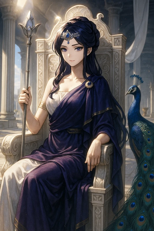 ヘラ（結婚と王権の女神）｜女神のプロンプト紹介