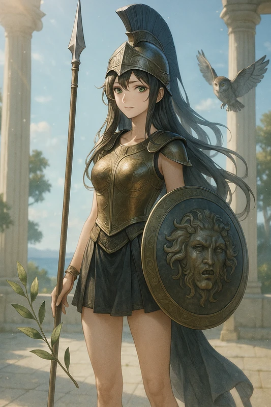 アテナ（知恵と戦略の女神） ｜女神のプロンプト紹介