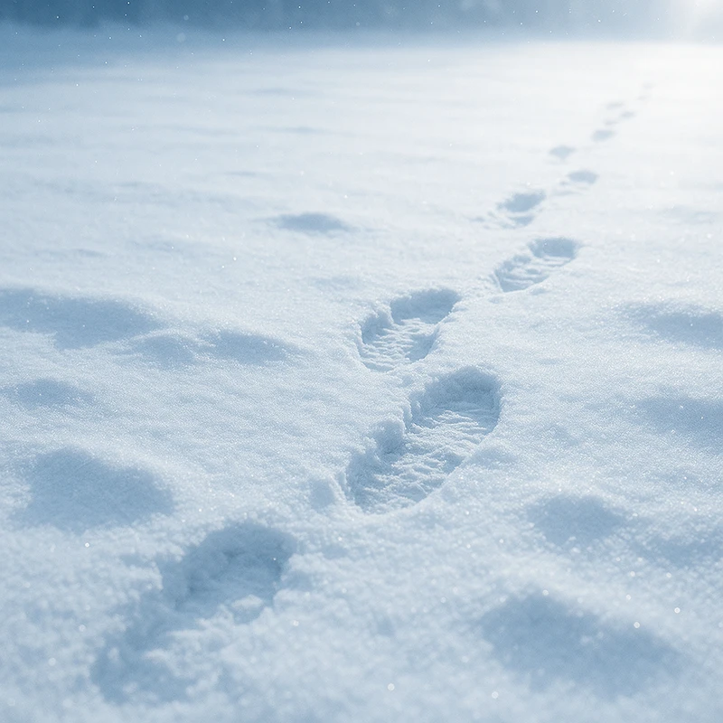 雪に覆われた地面のAIイラスト|プロンプト紹介