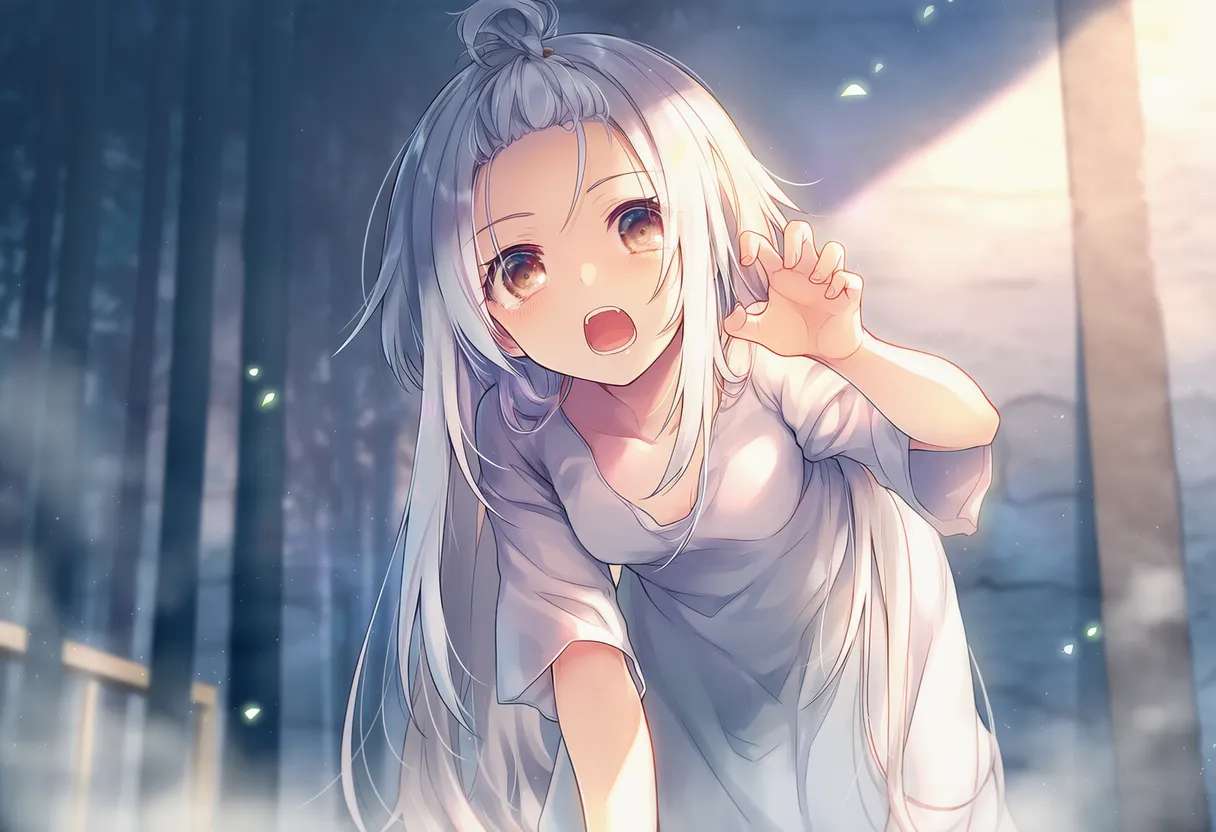 獣ポーズの四つん這いの美少女AIイラスト｜プロンプト紹介