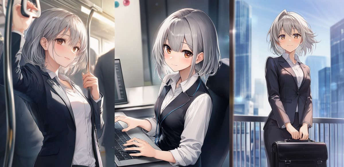 成人の様子を再現したAIイラスト|年齢プロンプト紹介