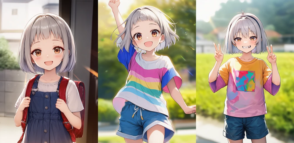 児童(小学生)の様子を再現したAIイラスト|年齢プロンプト紹介