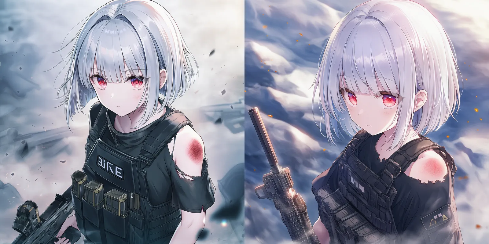 打撲痕・あざを再現したAIイラスト|プロンプト紹介