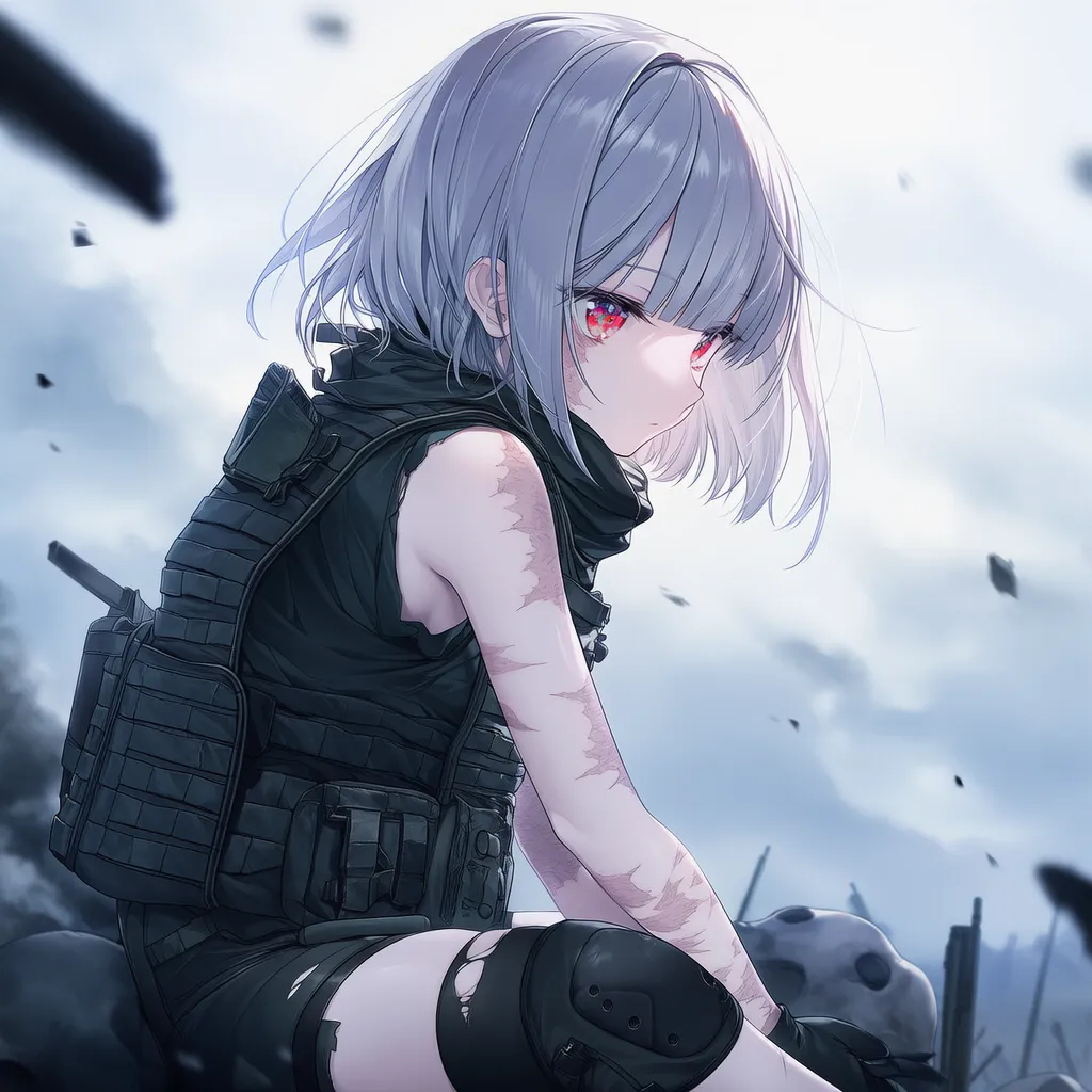火傷の痕を再現したAIイラスト|プロンプト紹介