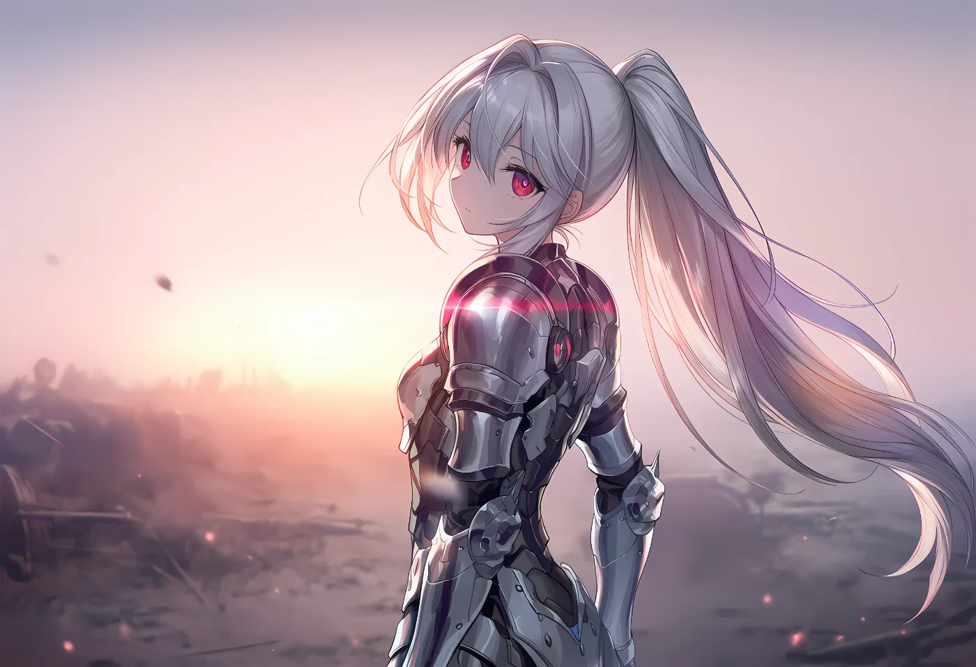 クロム(クロムメッキ)の質感(テクスチャ)を再現したAIイラスト|金属プロンプト紹介