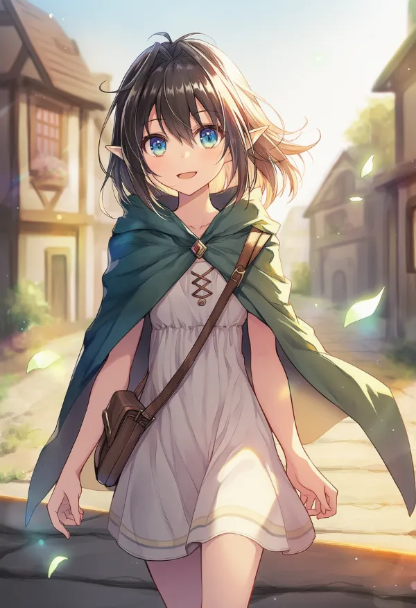 ハーフエルフのAIイラスト|種族プロンプト紹介