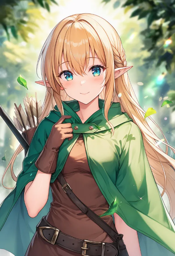 エルフのAIイラスト|種族プロンプト紹介