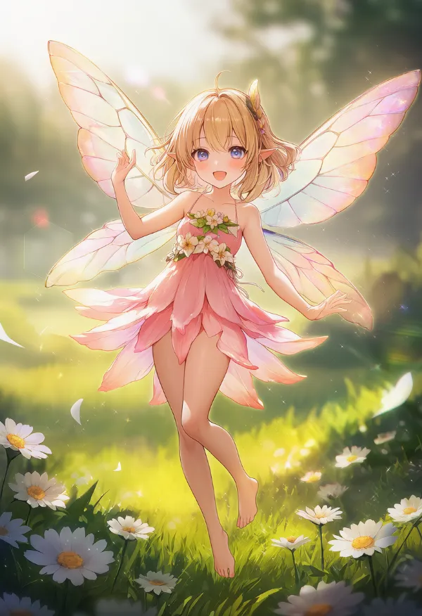 妖精のAIイラスト|種族プロンプト紹介