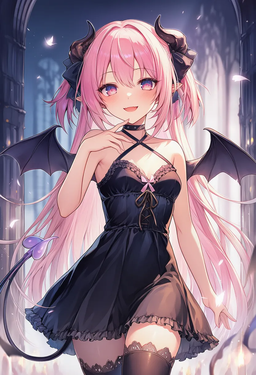 サキュバスのAIイラスト|魔族プロンプト紹介