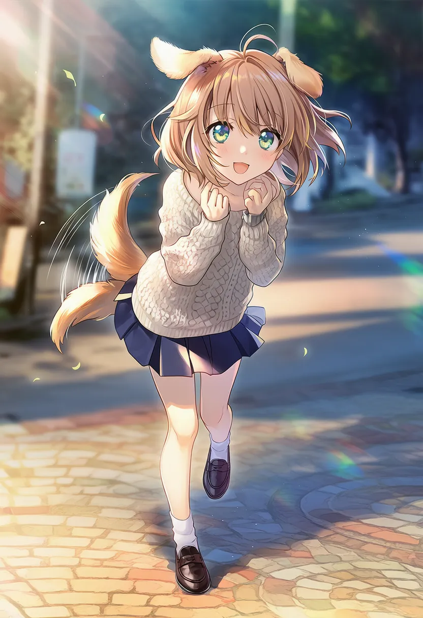 犬娘のAIイラスト|人外種族プロンプト紹介