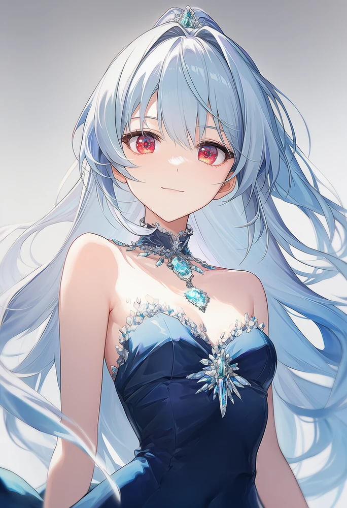 クリスタル装飾を再現したAIイラスト|服装飾のプロンプト