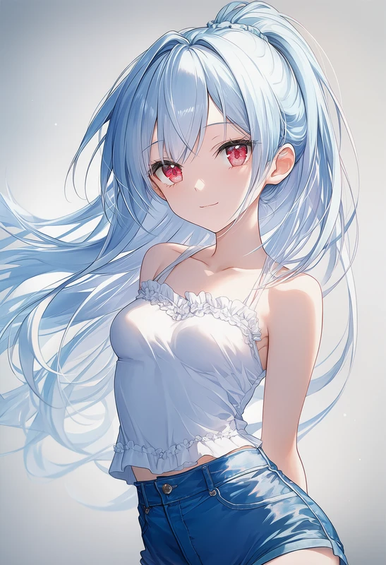 フリル装飾を再現したAIイラスト|服装飾のプロンプト