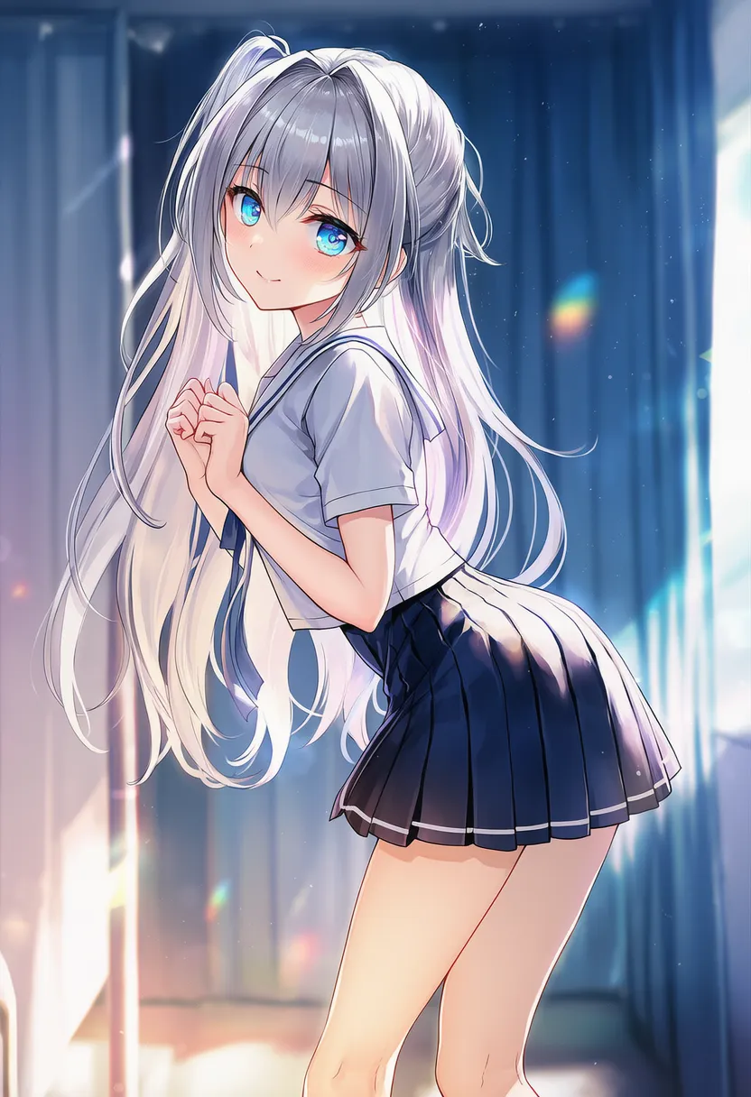 へっぴり腰を再現した美少女AIイラスト作例２｜プロンプト紹介