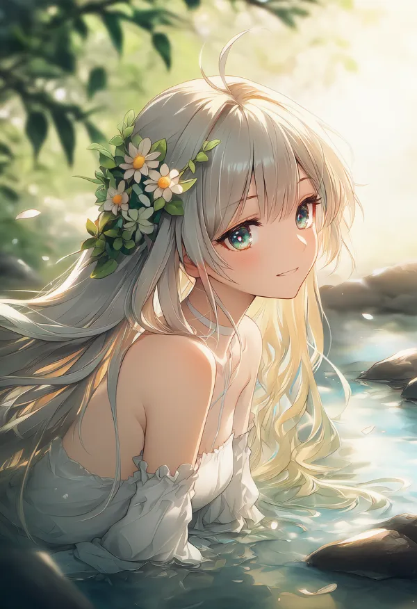 ニンフのAIイラスト|人外種族プロンプト紹介