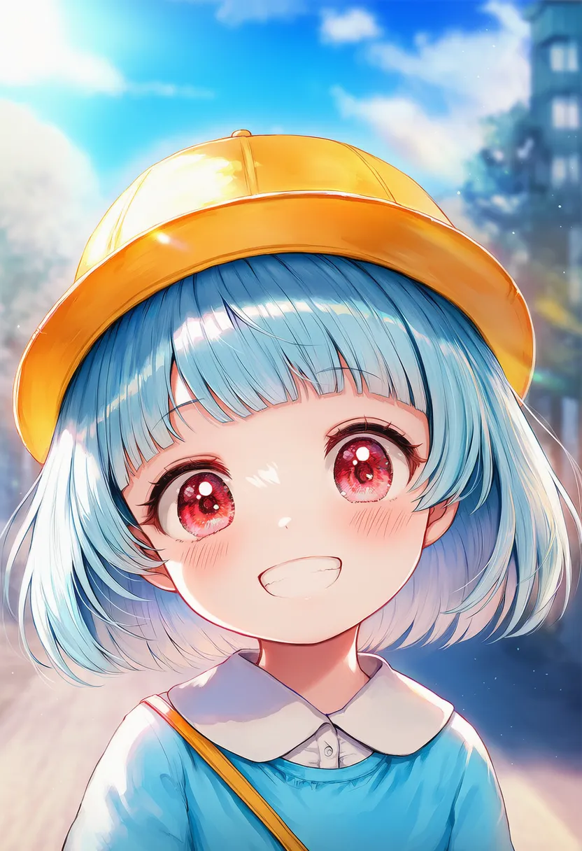 通学帽(学童帽)のAIイラスト|プロンプト紹介