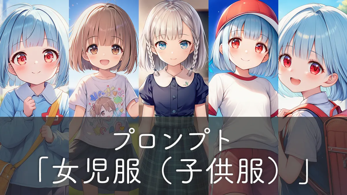 女児服（子供服）のコーデプロンプト集｜服コレクション