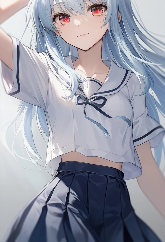 プリーツ加工を再現したAIイラスト|服装飾のプロンプト