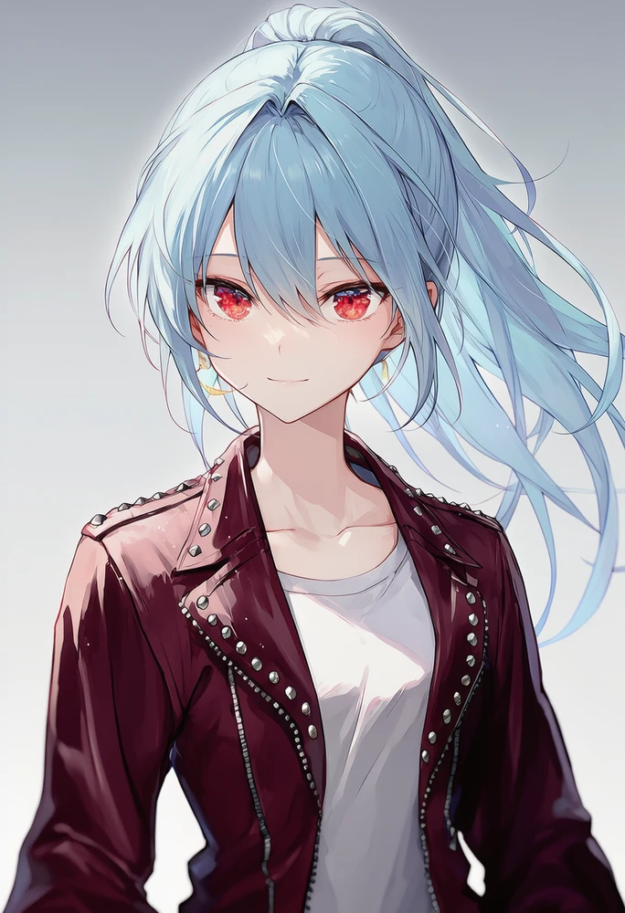 スタッズ装飾を再現したAIイラスト|服装飾のプロンプト