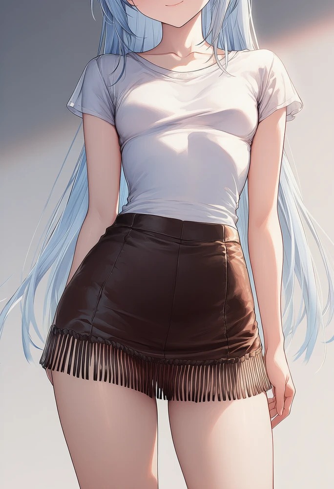 フリンジ装飾を再現したAIイラスト|服装飾のプロンプト