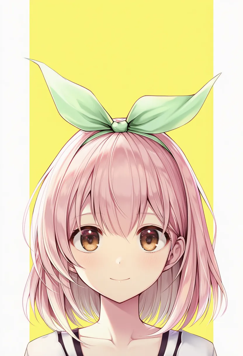 蝶結びヘッドバンドのAIイラスト|プロンプト紹介