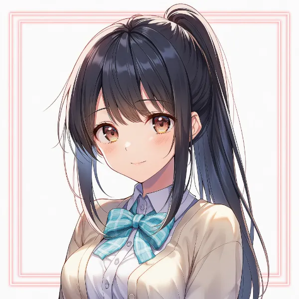 サックスチェック|制服リボンのプロンプト