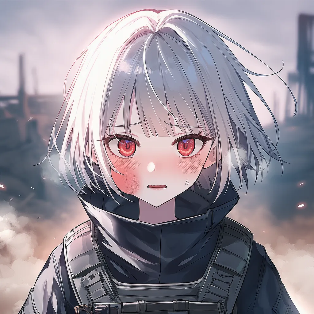 ビンタ跡(頬の赤み)を再現したAIイラスト|プロンプト紹介