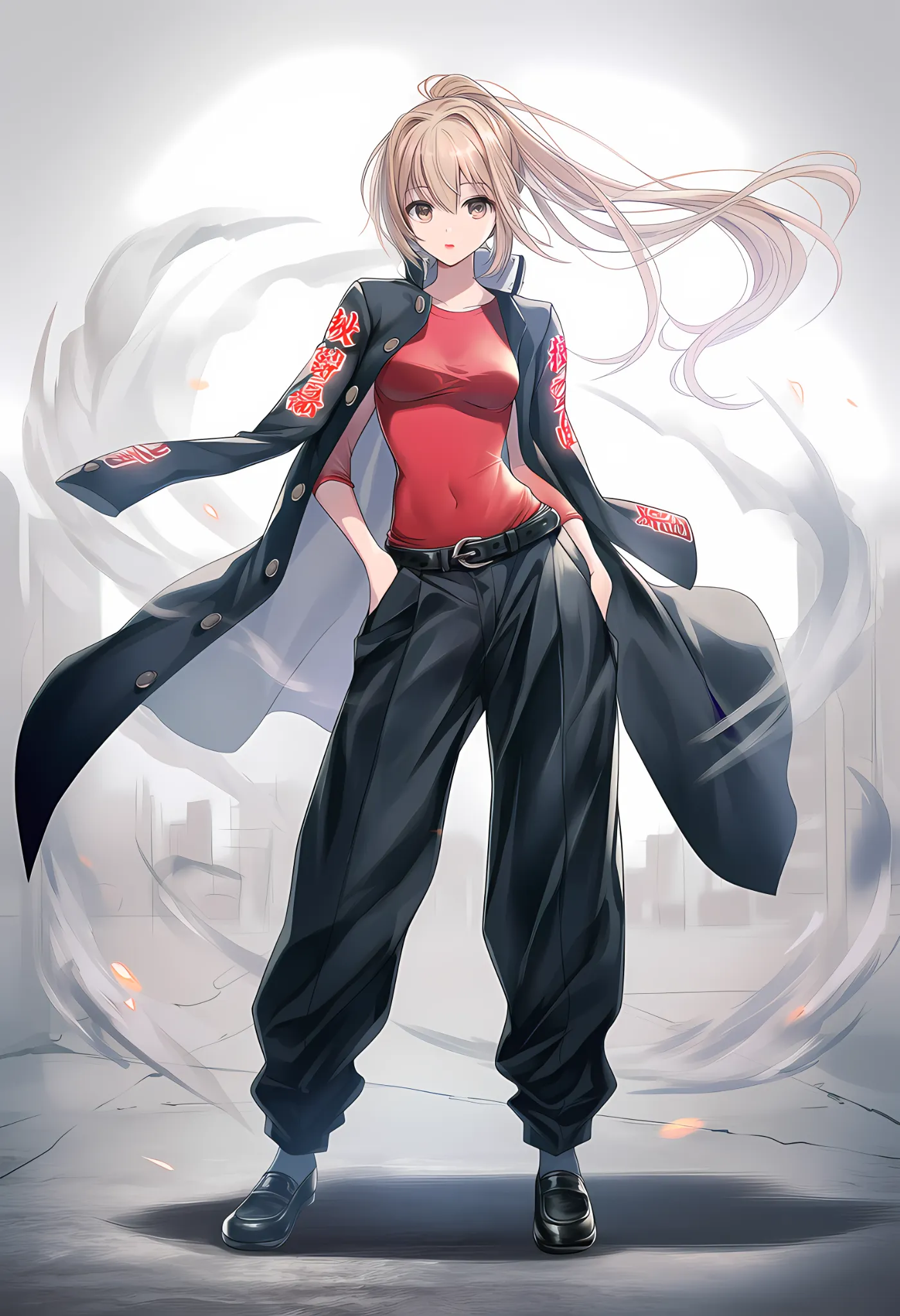 学ラン型特攻服のAIイラスト|プロンプト紹介