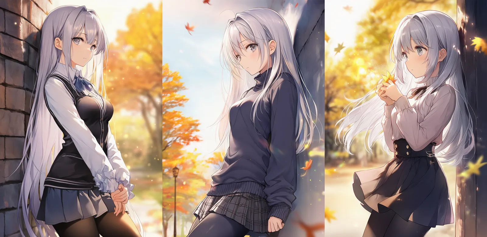 背中で寄りかかるポーズを再現したAIイラスト|プロンプト紹介