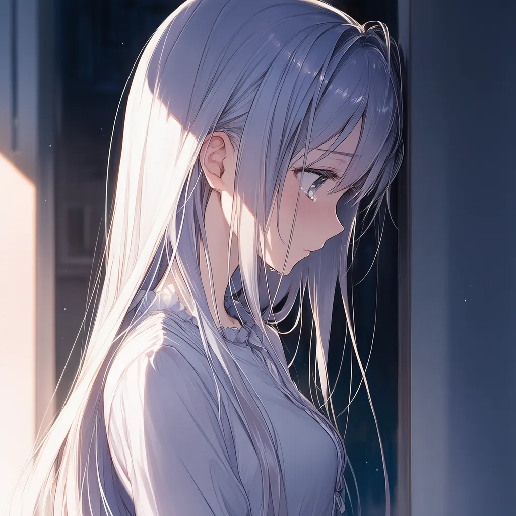 額を壁につける落ち込みポーズを再現したAIイラスト|プロンプト紹介