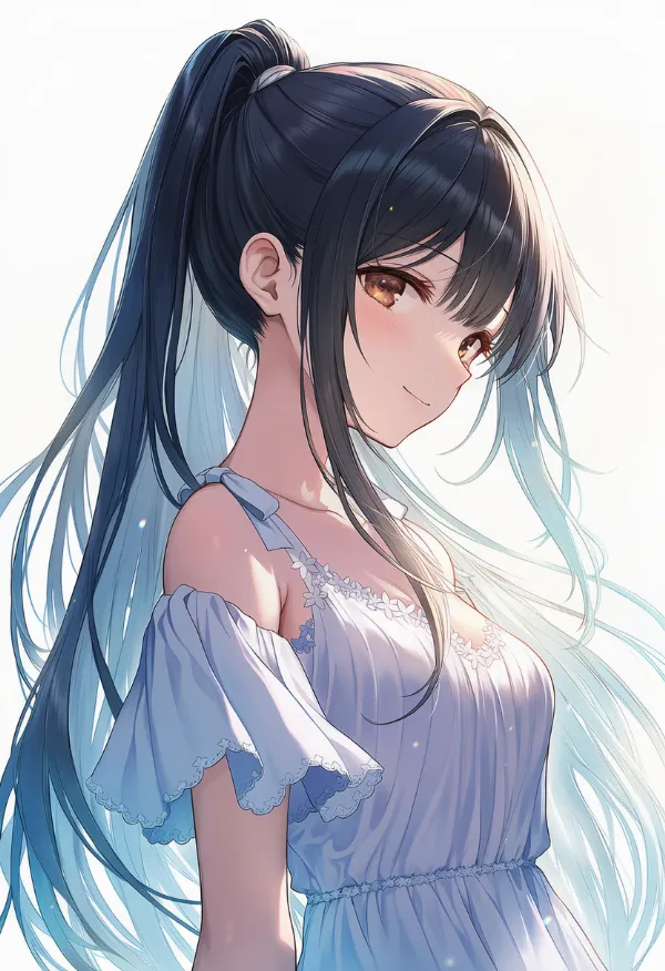 ベル袖のAIイラスト|服のプロンプト紹介