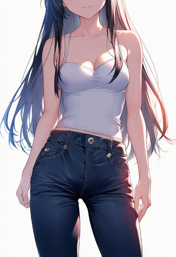 ベルトループのAIイラスト|服のプロンプト紹介
