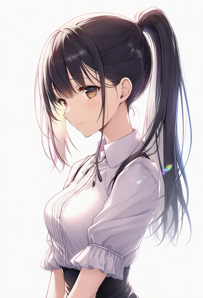 ビショップ袖のAIイラスト|服のプロンプト紹介