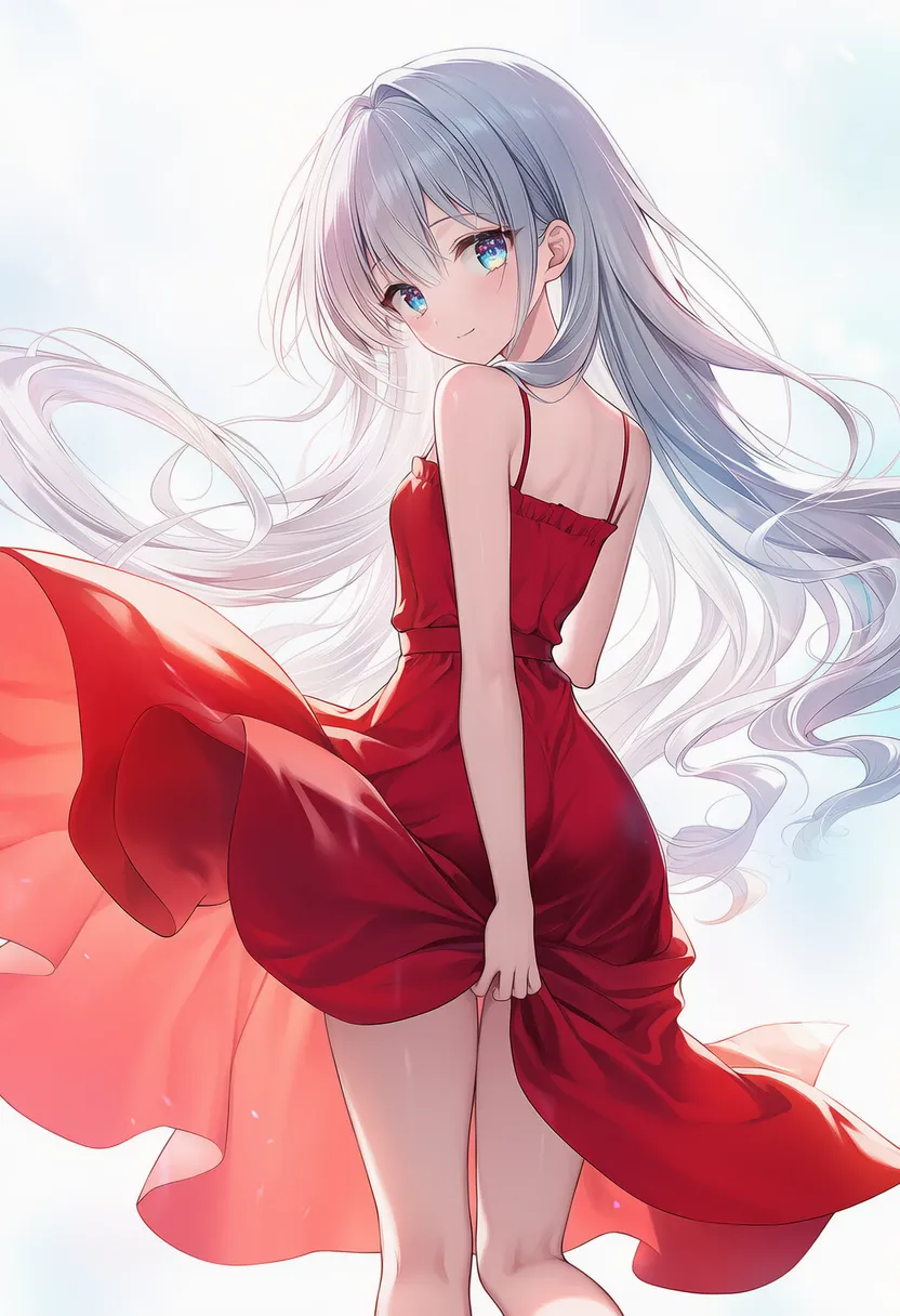 カーマインのドレスAIイラスト｜色指定プロンプト資料