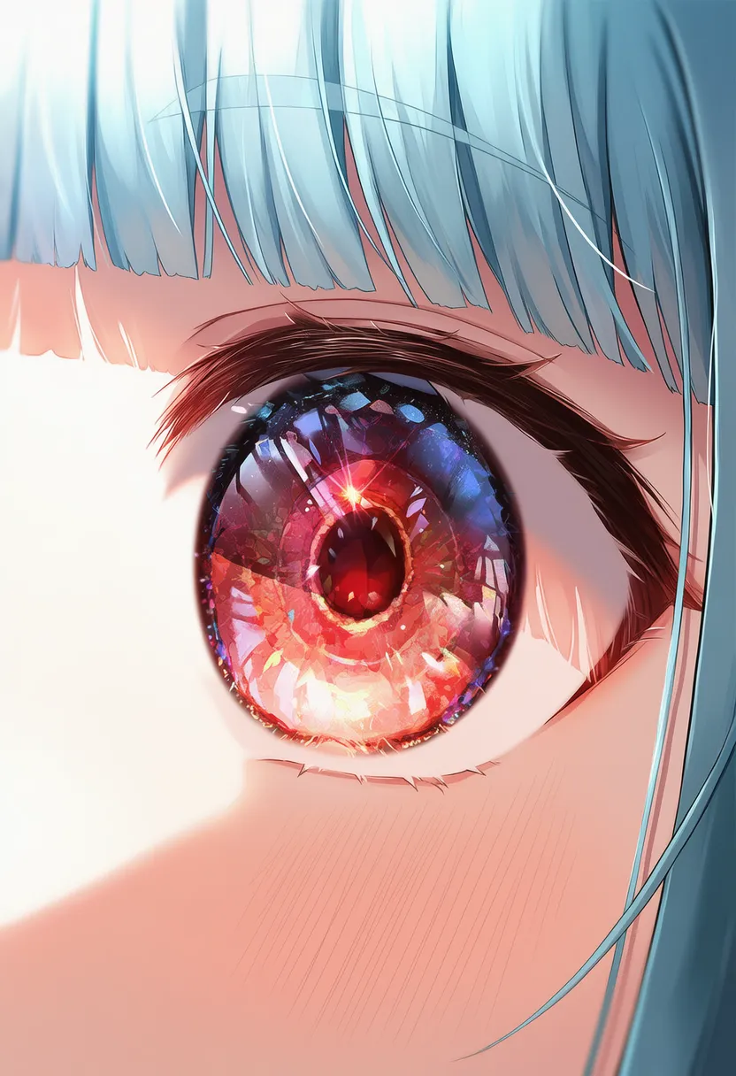 瞳のアップのAIイラスト|プロンプト紹介