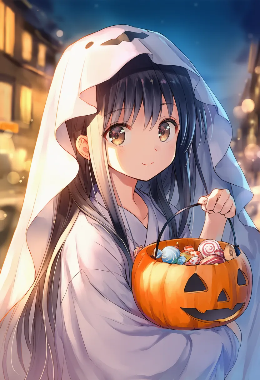 ハロウィンバケツ｜ハロウィンアイテムのプロンプト