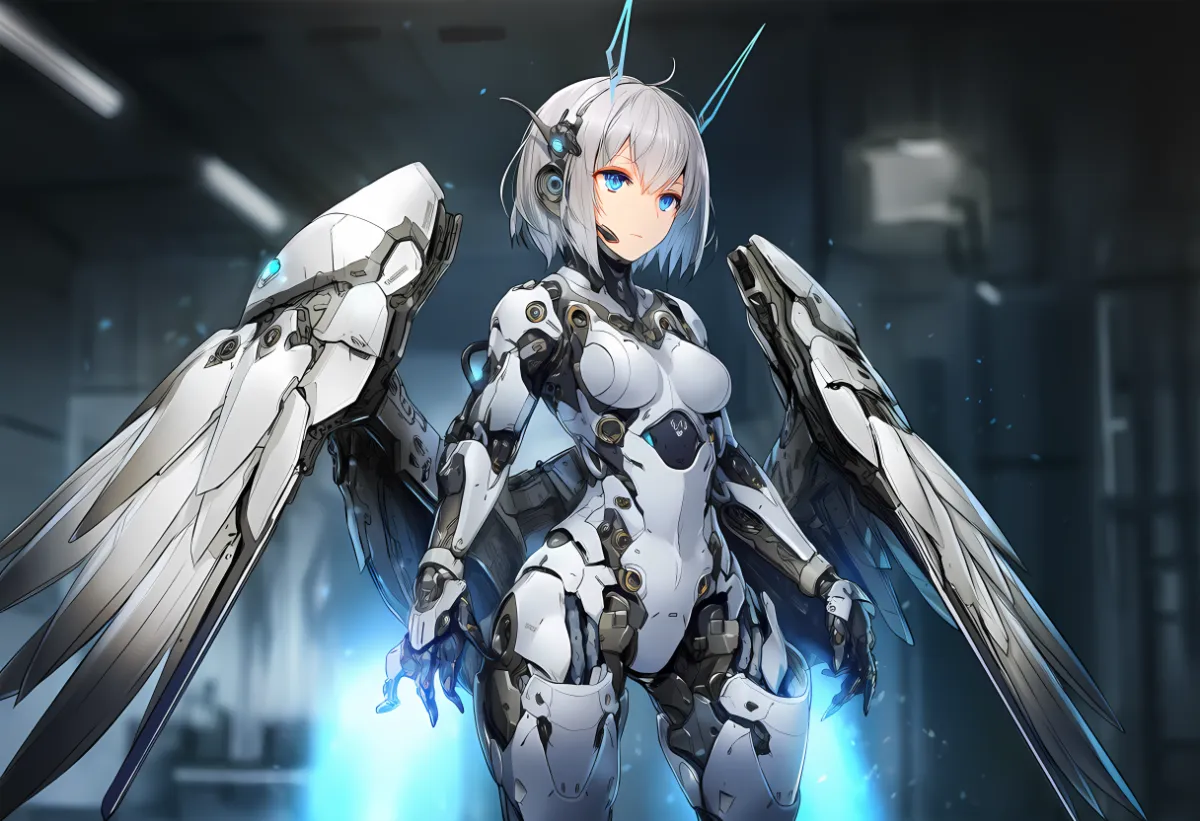 ヴァルキリー型メカ少女のAIイラスト｜プロンプト紹介