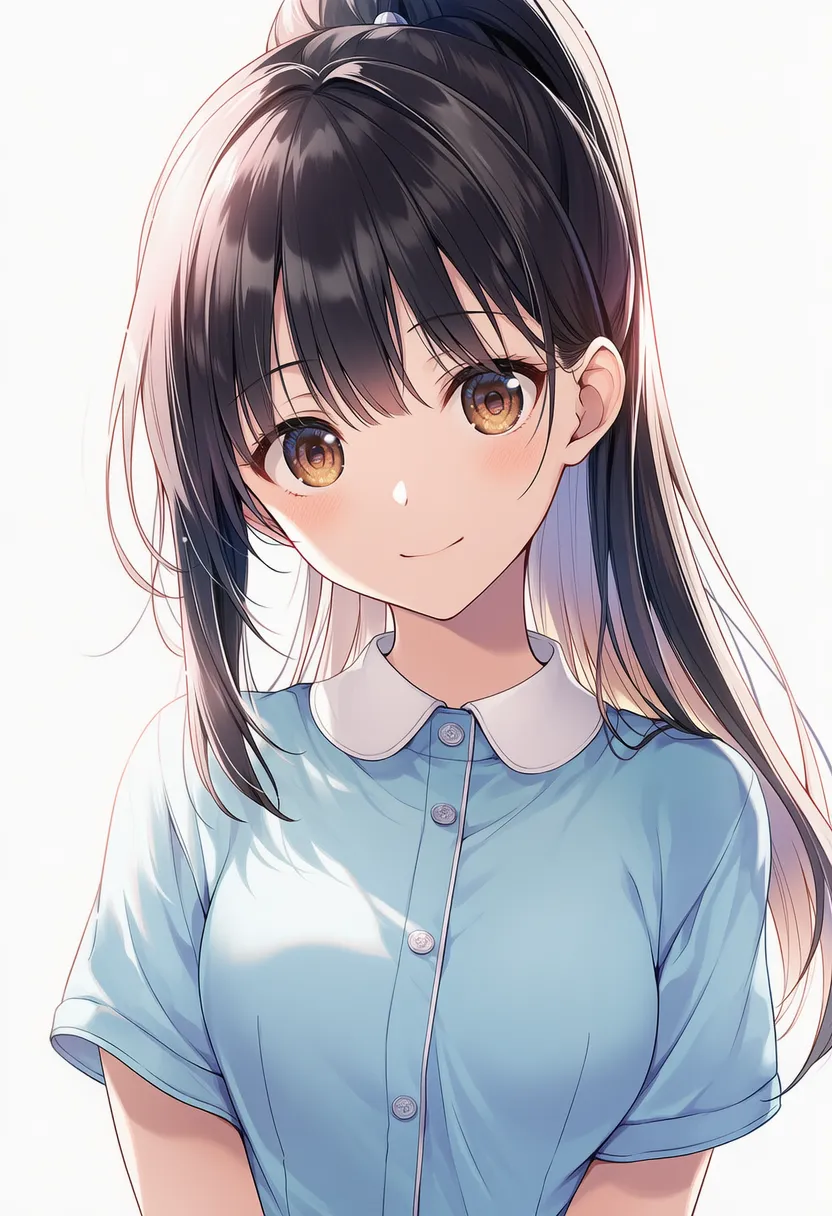 丸襟のAIイラスト|服のプロンプト紹介