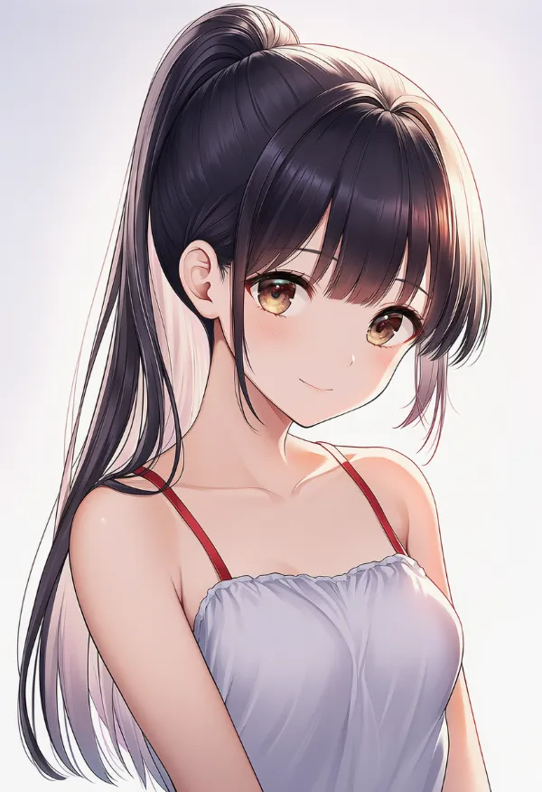 肩紐のAIイラスト|服のプロンプト紹介
