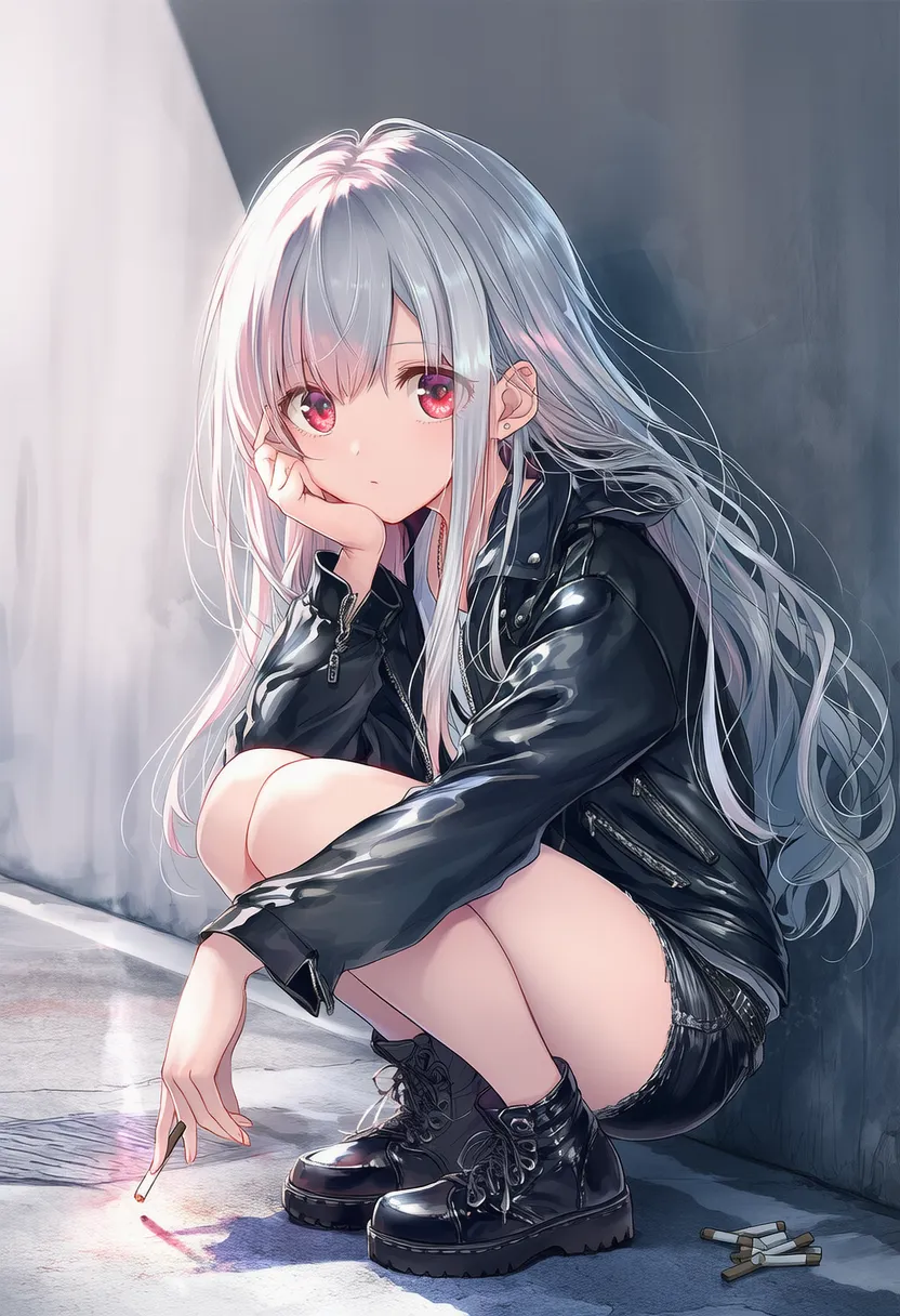 たばこの吸い殻を再現したAIイラスト｜プロンプト紹介