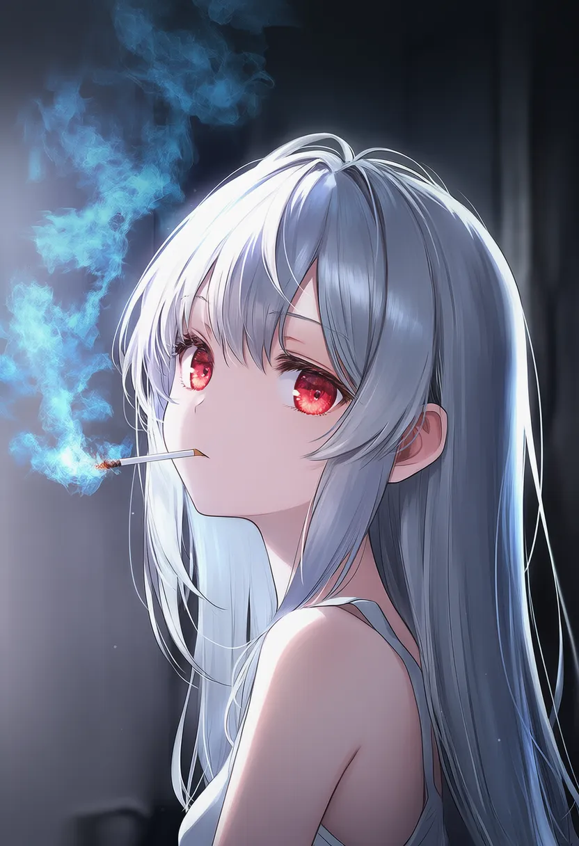 色のついた煙を再現したAIイラスト｜プロンプト紹介