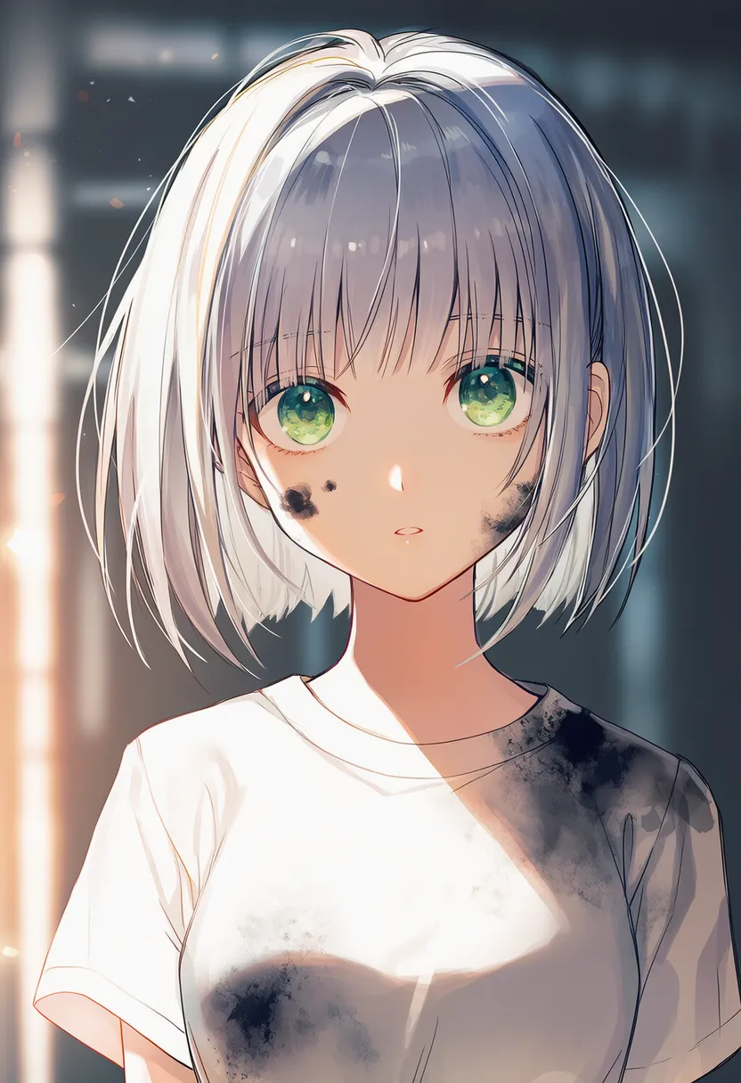 服についた煤汚れを再現したAIイラスト|プロンプト紹介