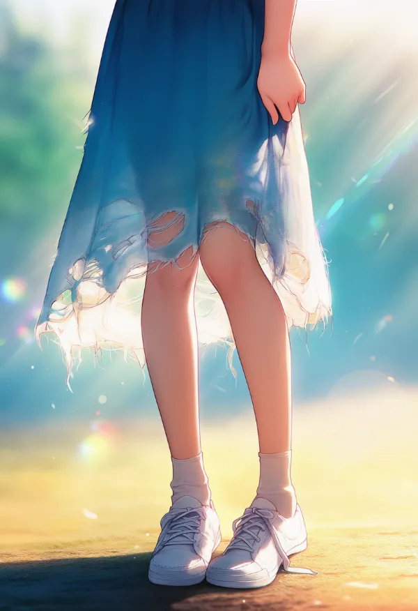 古びてボロボロの服を再現したAIイラストの作例｜プロンプト紹介