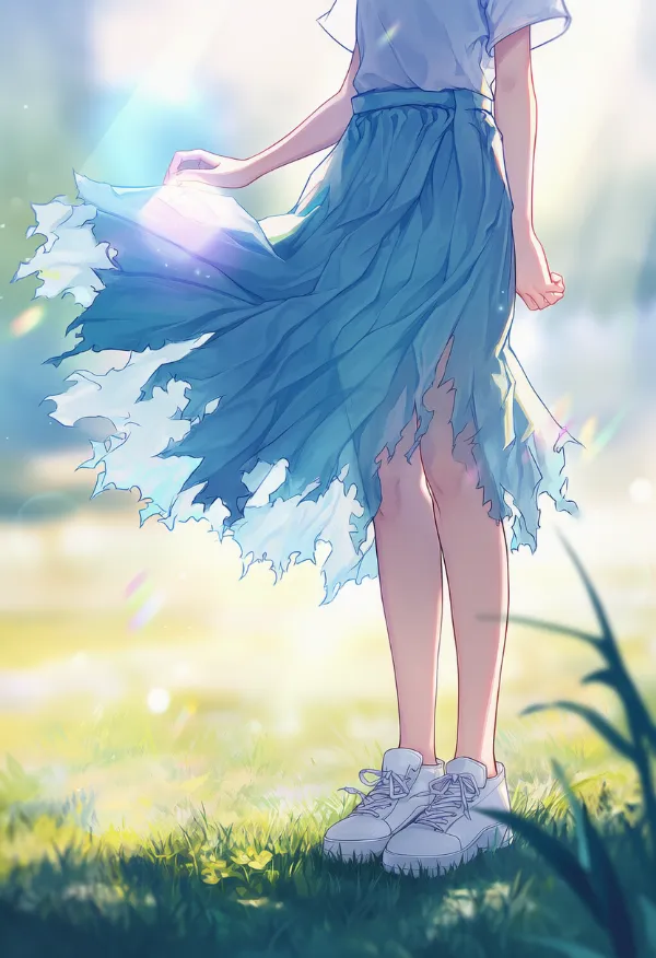 一般的な破れた服を再現したAIイラストの作例｜プロンプト紹介