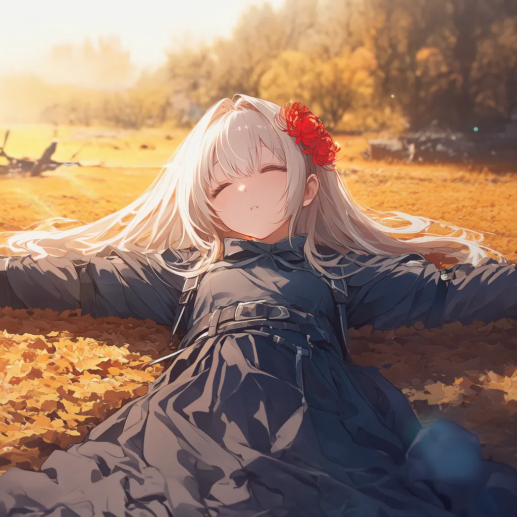 手足を投げ出して失神する様子のAIイラスト｜プロンプト紹介