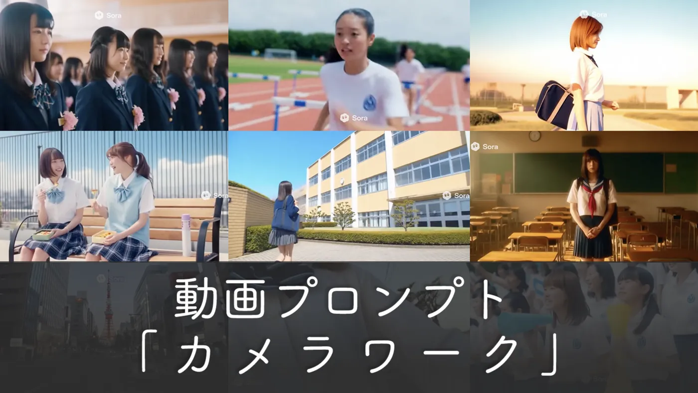 カメラワークのプロンプト完全ガイド：動画生成AIで思い通りに動かすコツ