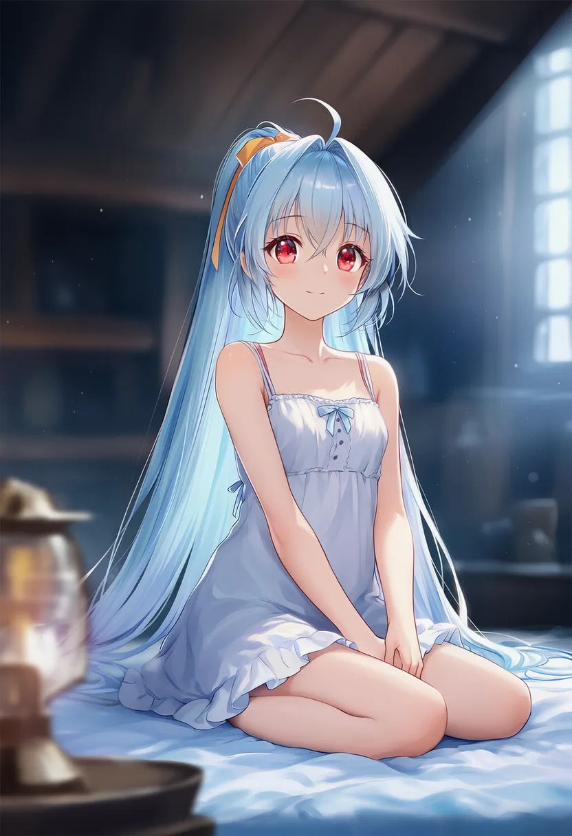 屋根裏部屋にある家具のAIイラスト｜プロンプト紹介