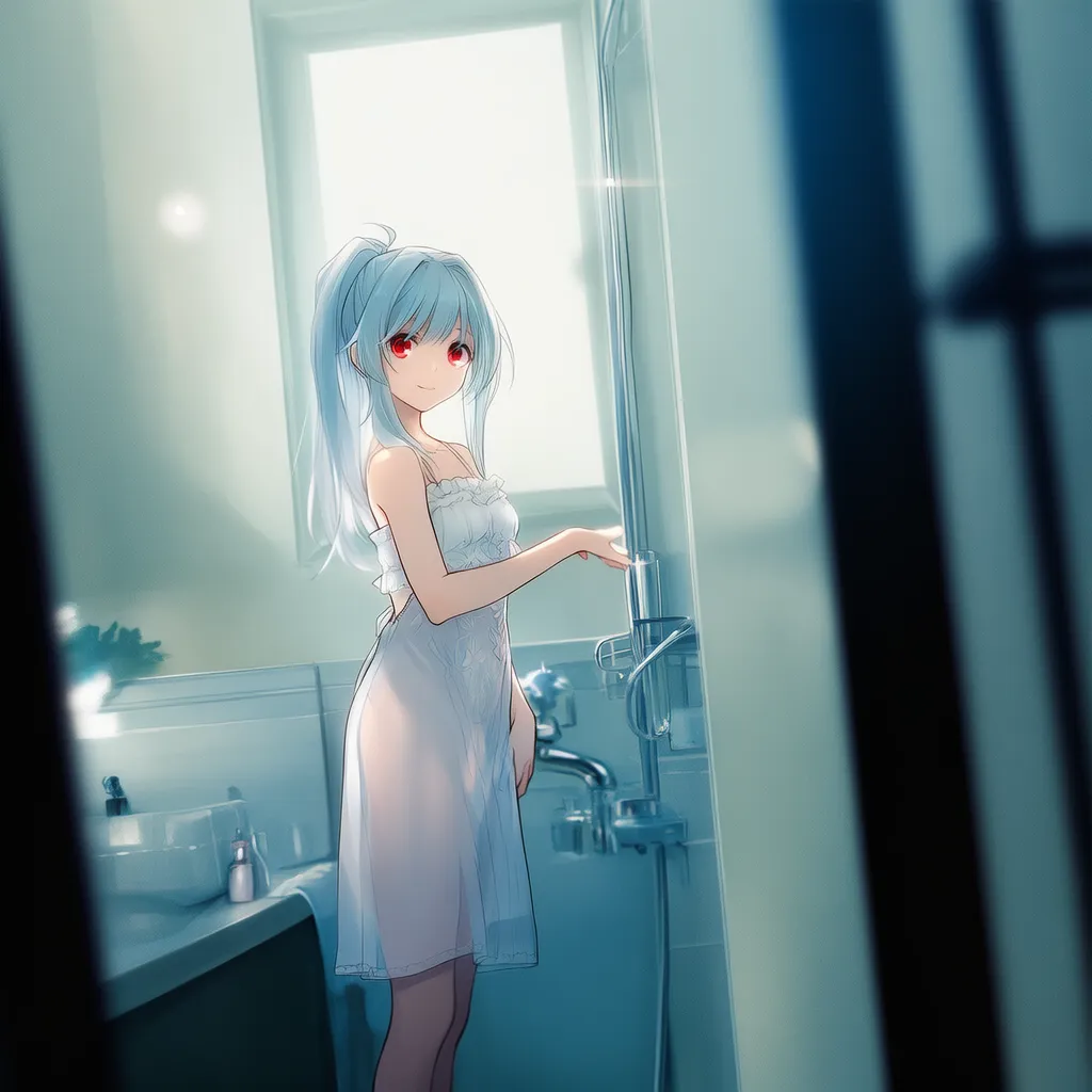 バスルームの家具のAIイラスト｜プロンプト紹介